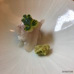 柚木元 - 鮎のお刺身