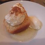 OGINO organic Restaurant - ババ・オ・ラム　ベルベンヌのアイス添え