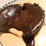 ル・ジャルダン・デ・サヴール - コニャック風味のフォンダンショコラ 断面