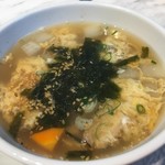 焼肉・薬膳ダイニング 華輪 - レディースセットのスープはボリュームたっぷりd(^_^o)