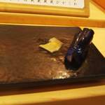 すし善 - なす　あんまりこういうもの食べないんですが何でも美味く感じます