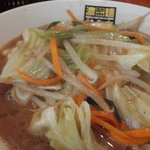 濃菜麺 井の庄 - 濃菜つけ麺の野菜大盛り