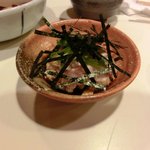 鳥心 - 最初に出てきた鶏わさ