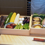 にい留 - 本日の天ぷら食材