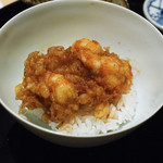 にい留 - かき揚げ丼