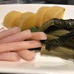 KATSUO  - 漬け物（前回利用時レシート☆当たり☆サービス♪）