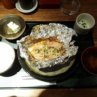 赤坂かこい - 週替わり定食：若鶏のちゃんちゃん焼き全景