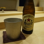 寿司処 しん - 瓶ビール♪