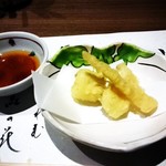 強羅温泉 雪月花別邸 翠雲 - アナゴの天ぷら。