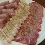 肉料理 大森 - 塩ウルテ、塩ツラミ