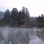 亀の井別荘 - 冬の金鱗湖