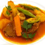 ブラッスリ 風間 - マトンのトマト煮込み、軽いカレーの香り