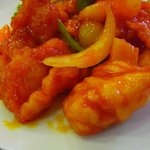 客満堂 - 白身魚の甘酢かけ