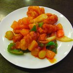 客満堂 - 白身魚の甘酢かけ