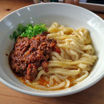 手打ちうどん ぶれーど・う - 釜玉ミートソース