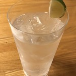 鰻はし本 - 江戸酎のソーダ割り