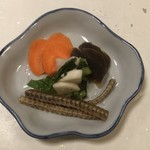 鰻はし本 - 骨せんべいとお新香