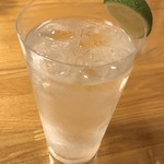 鰻はし本 - 大和桜のソーダ割り