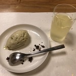 鰻はし本 - ずんだアイスと一保堂の冷茶