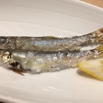 光悦 - 稚鮎塩焼き