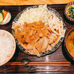 [Kagoshima] Ginger grilled set meal