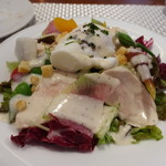 ビストロ ダイア - 三河地鶏胸肉のポッシェのサラダ