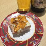 大起水産回転寿司 - 炙りサーモン押し寿司