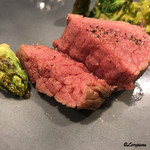 リナシメント - キアナ牛のランプ肉のビステッカ