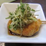 串揚げ 串の実 - かつおのポン酢