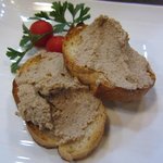 串揚げ 串の実 - レバーペースト、やっぱり美味しいなぁ～