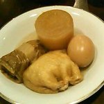 おでんの田 - つくね湯葉巻き、すじねぎ巾着など、変わり種おでんも。