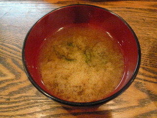Hasekura - Wハンバーグ定食(1,800円)～味噌汁