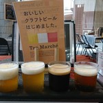 ビア ショップ ストリート - ドリンク写真:クラフトビールのみくらべ