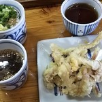 手打うどん はりや - イカ天 