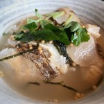 こんぶや - おでん出汁の鯛茶漬け