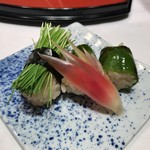 ホテルグランヴィア大阪 宴会場 - ●食事
                                三つ葉　万願寺と芽葱のお寿司　花茗荷