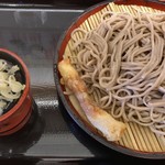 かのや - もりそば 290円　ちくわ天ハーフ 50円