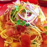 ブラッスリー・ハル - ベコーンとトマトの冷製パスタ