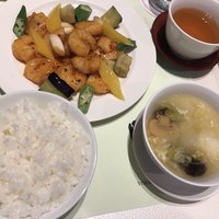 中国料理 四川 - 小エビのピリ辛炒め  ランチ