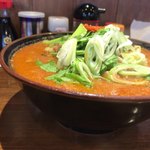 Osyokuji Dokoro Ogaya - 『辛みそラーメン』横から