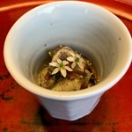 草喰 なかひがし - 白瓜とスベリヒユのエゴマ和え