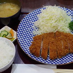 とんかつ 鉄 - 上ロースかつ定食