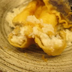 天ぷら やす田 - 穴子は分厚い