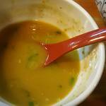 麺屋 高橋 - スープ割(みそつけめん)