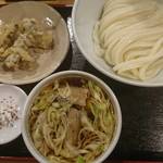 手打ちうどん寺屋  - ごぼう天肉汁つけ麺