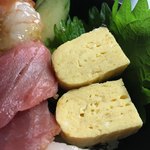 味処 佐とう - 甘くない玉子焼きは海鮮を邪魔しない