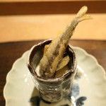 虎白 - 鮎と千住ネギトリュフソース