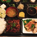 teppansho-n - スペシャル御膳(ハラミとトンテキを選択) 1200円