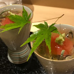 銀座 しのはら - じゅんさいトマト