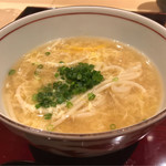 銀座 しのはら - 半田素麺卵とじ